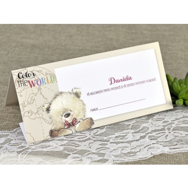 Invitatie botez ursulet 15614