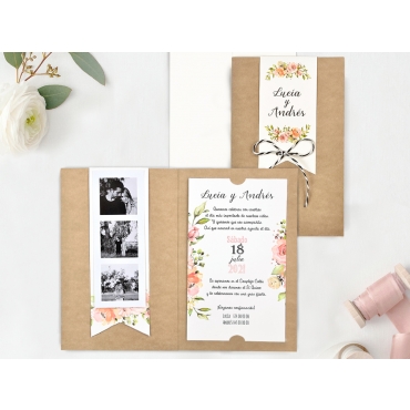 Invitatie de nunta Kraft 39732