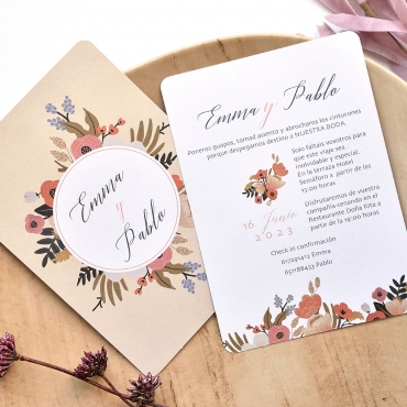 Invitatie de nunta Marigold 39785