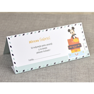 invitatie Mickey Travel 15700