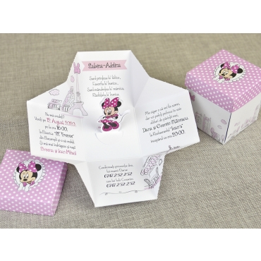 invitatie Minnie Paris 15728