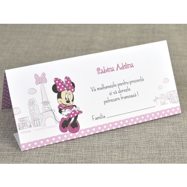 invitatie Minnie Paris 15728