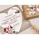 Invitatie de nunta Puzzle Minnie si Mickey 39738