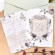 Invitatie de nunta vintage 39789