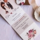 Invitatie de nunta Vintage 39801