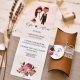 Invitatie de nunta Vintage 39801